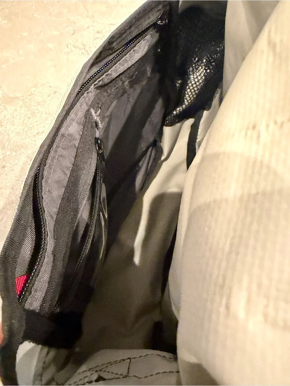 Timbuk2 Small Messenger Bag Gray White Crossbody Organizer